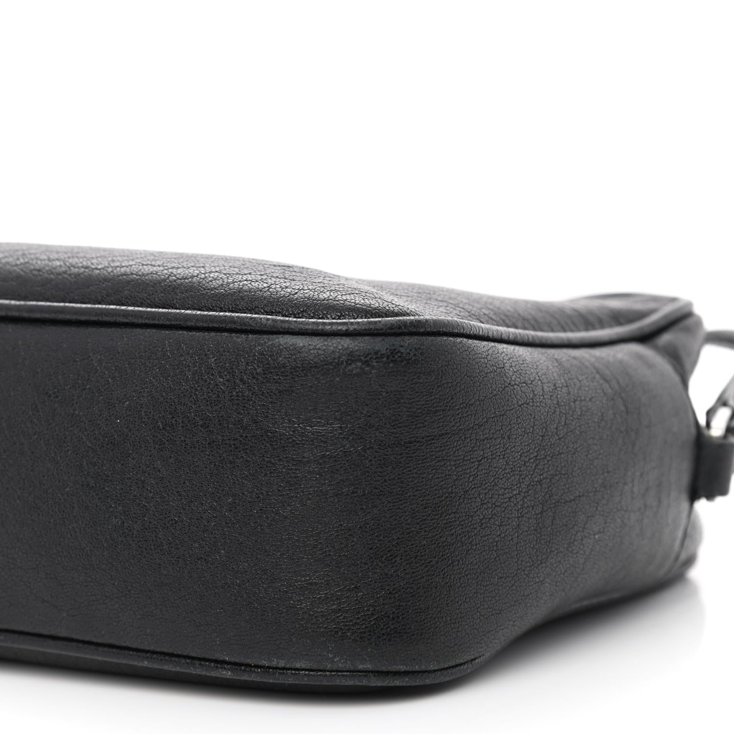 Saint Laurent Lambskin Monogram Embossed Small Lou Camera Bag Black 10 of 12
