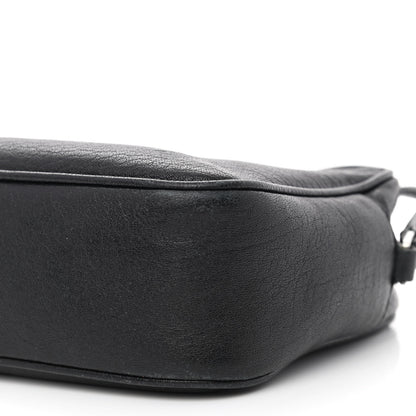 Saint Laurent Lambskin Monogram Embossed Small Lou Camera Bag Black 10 of 12