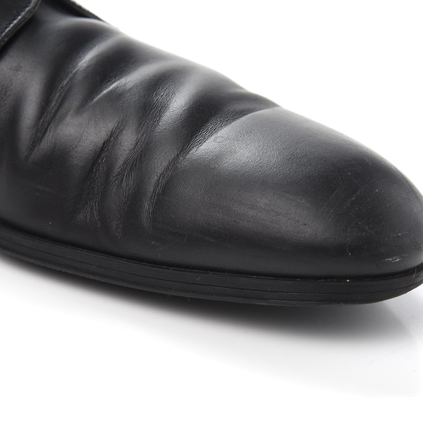 Mens Calfskin Oxfords 7.5 Black