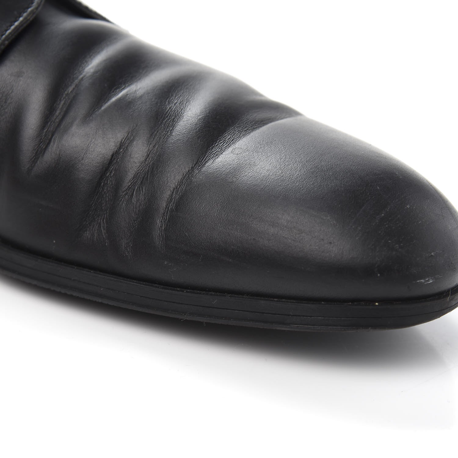 Louis Vuitton Mens Calfskin Oxfords 7.5 Black 14 of 14