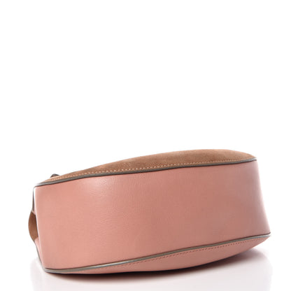 Chloe Suede Smooth Calfskin Drew Shoulder Bag Misty Rose 4 of 16
