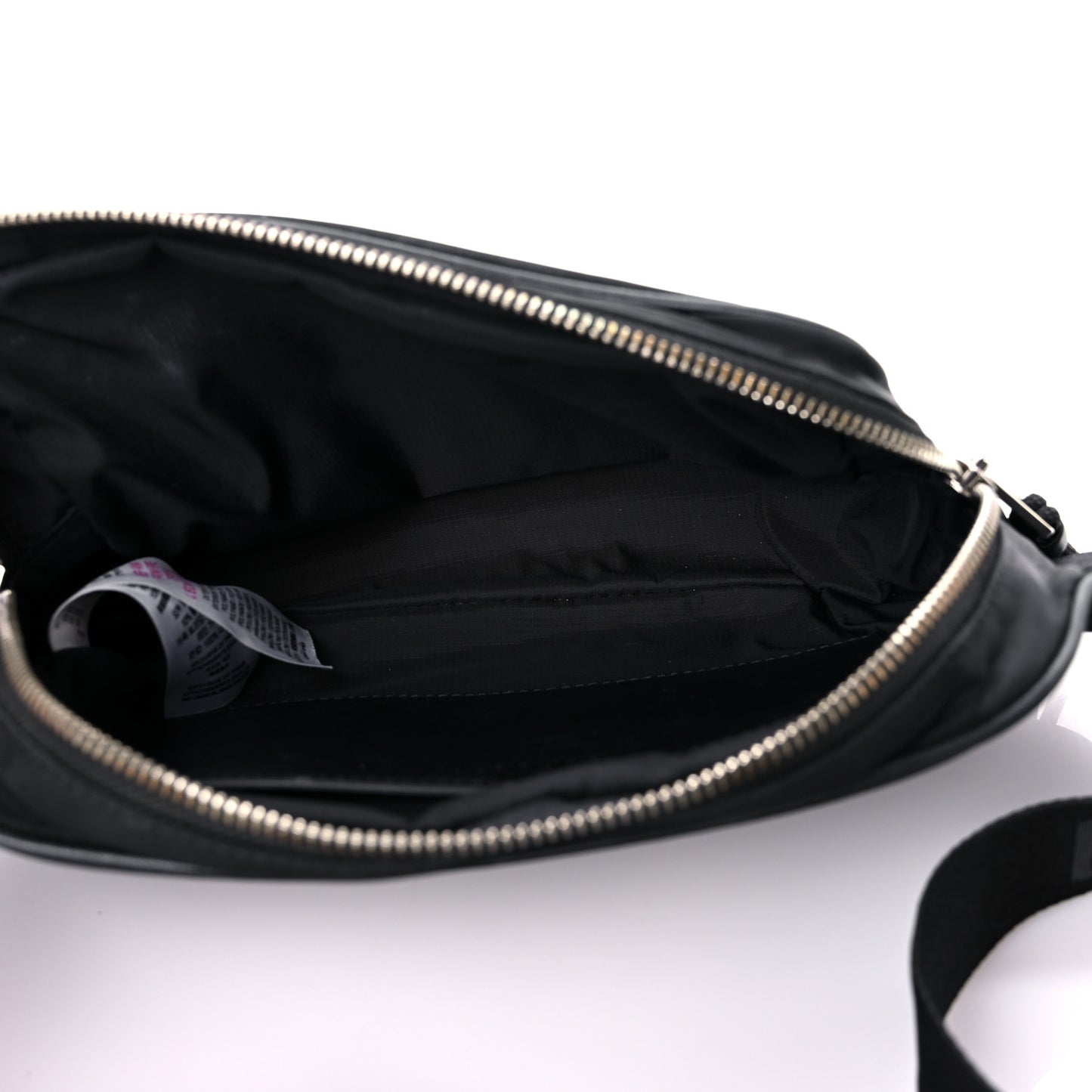 Econyl Logo Print Bum Bag Black