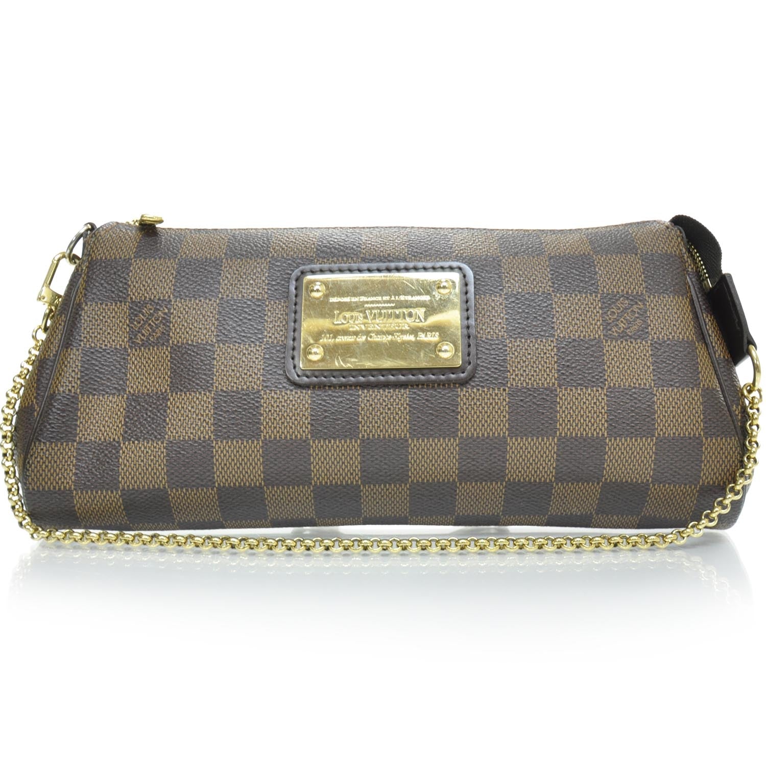 Louis Vuitton Damier Ebene Eva Clutch 1 of 10