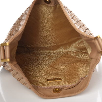 Bottega Veneta Nappa Intrecciato Shoulder Bag Beige 5 of 11