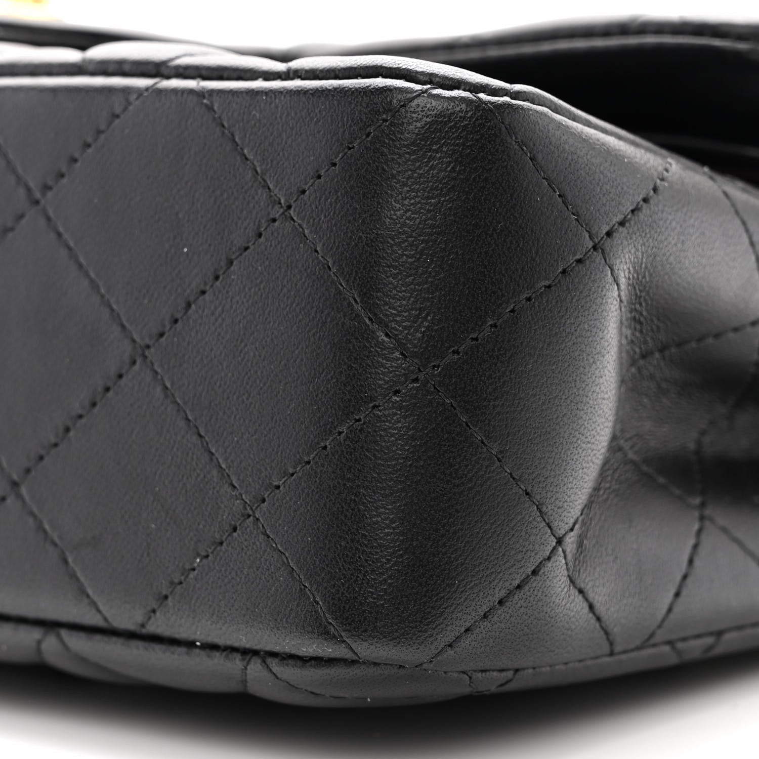 Chanel Lambskin Quilted Small Double Flap Black 10 of 12