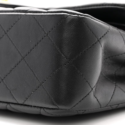 Chanel Lambskin Quilted Small Double Flap Black 10 of 12