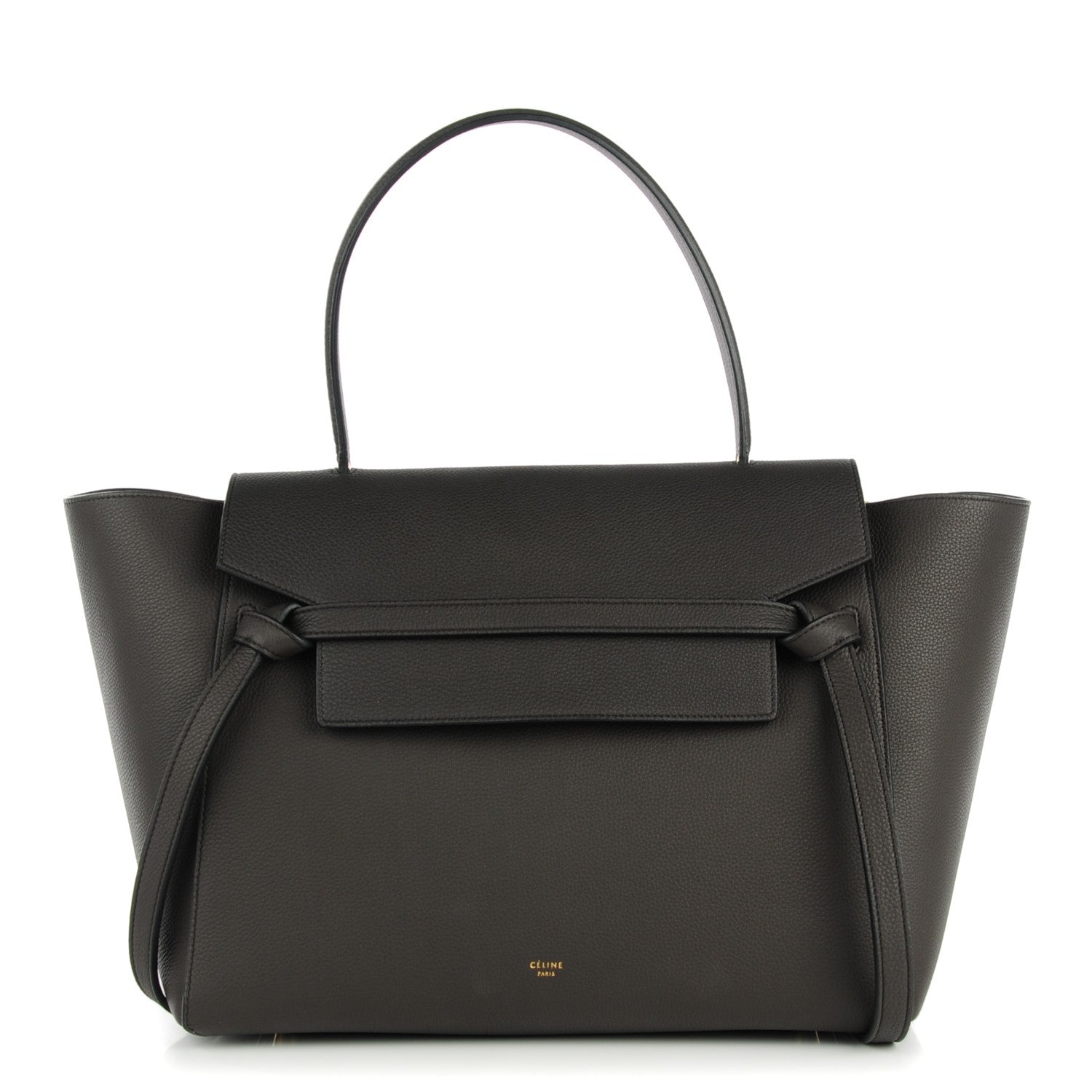 Celine Baby Grained Calfskin Small Belt Bag Dark Taupe 1 of 8