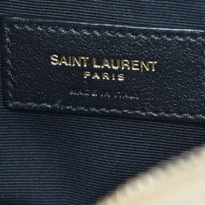 Saint Laurent Calfskin Matelasse Monogram Lou Camera Bag Dark Latte 5 of 10
