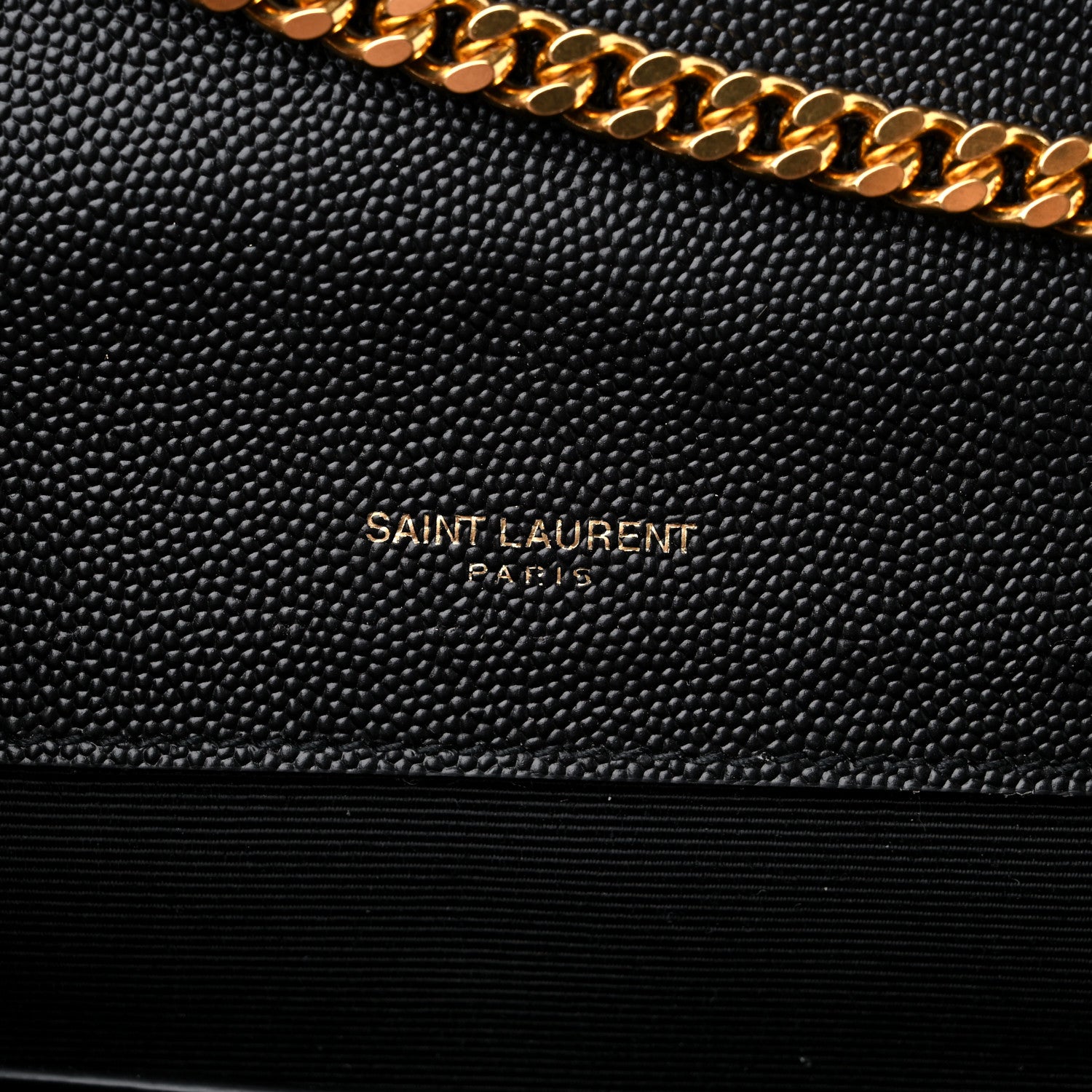 Saint Laurent Grain De Poudre Textured Mixed Matelasse Triquilt Small Monogram Satchel Black 5 of 8