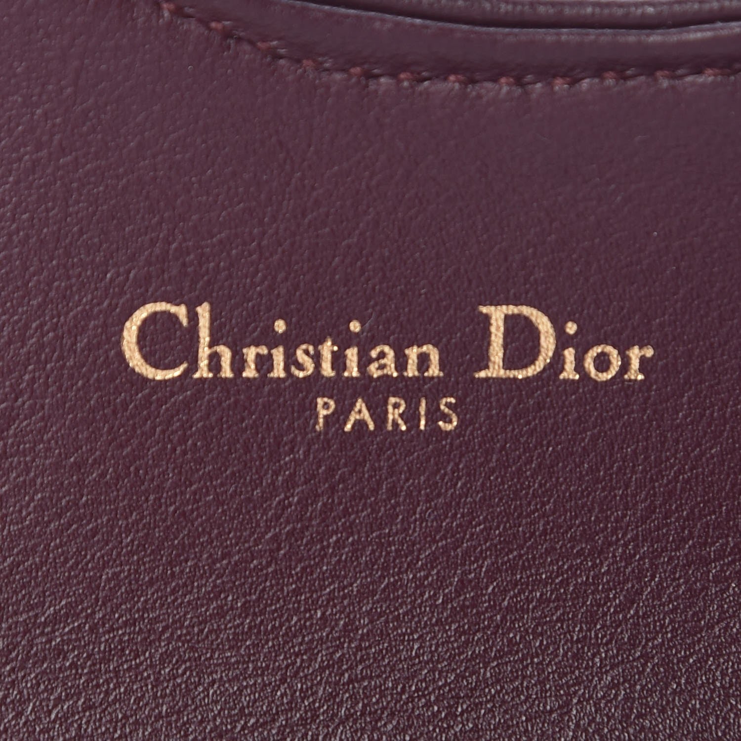 Christian Dior Oblique Saddle Card Holder Bordeaux 6 of 8
