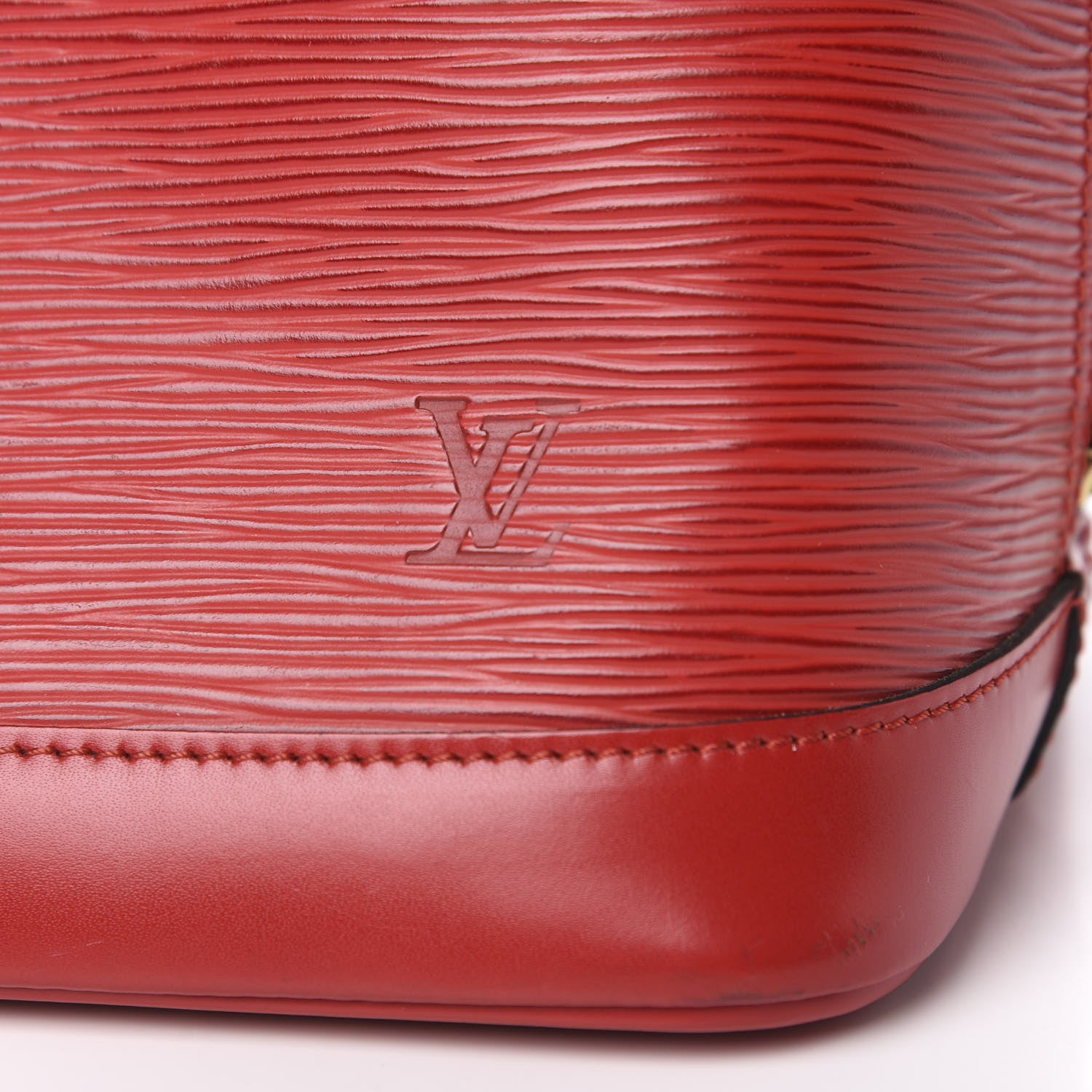 Louis Vuitton Epi Alma PM Castillan Red 9 of 9