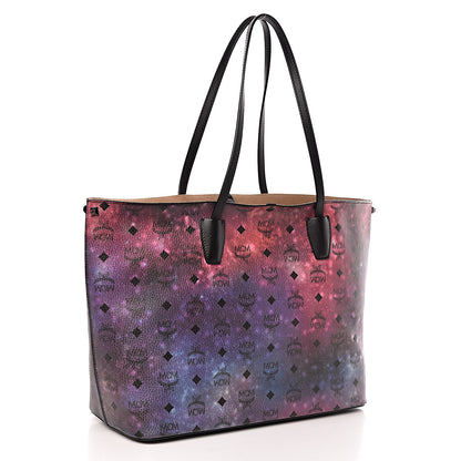 MCM Galaxy Visetos Medium Shopper Tote Multicolor 4 of 12