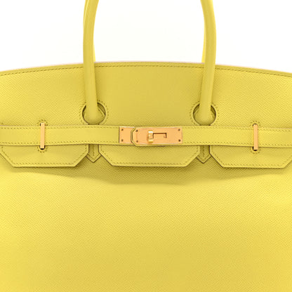 Hermes Epsom Birkin 35 Soufre 7 of 16