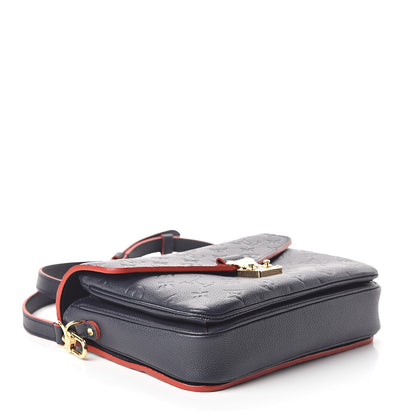 Louis Vuitton Empreinte Pochette Metis Marine Rouge 3 of 8