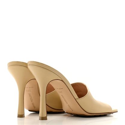 Bottega Veneta Lambskin Stretch Mule Sandals 39.5 Nude 5 of 9