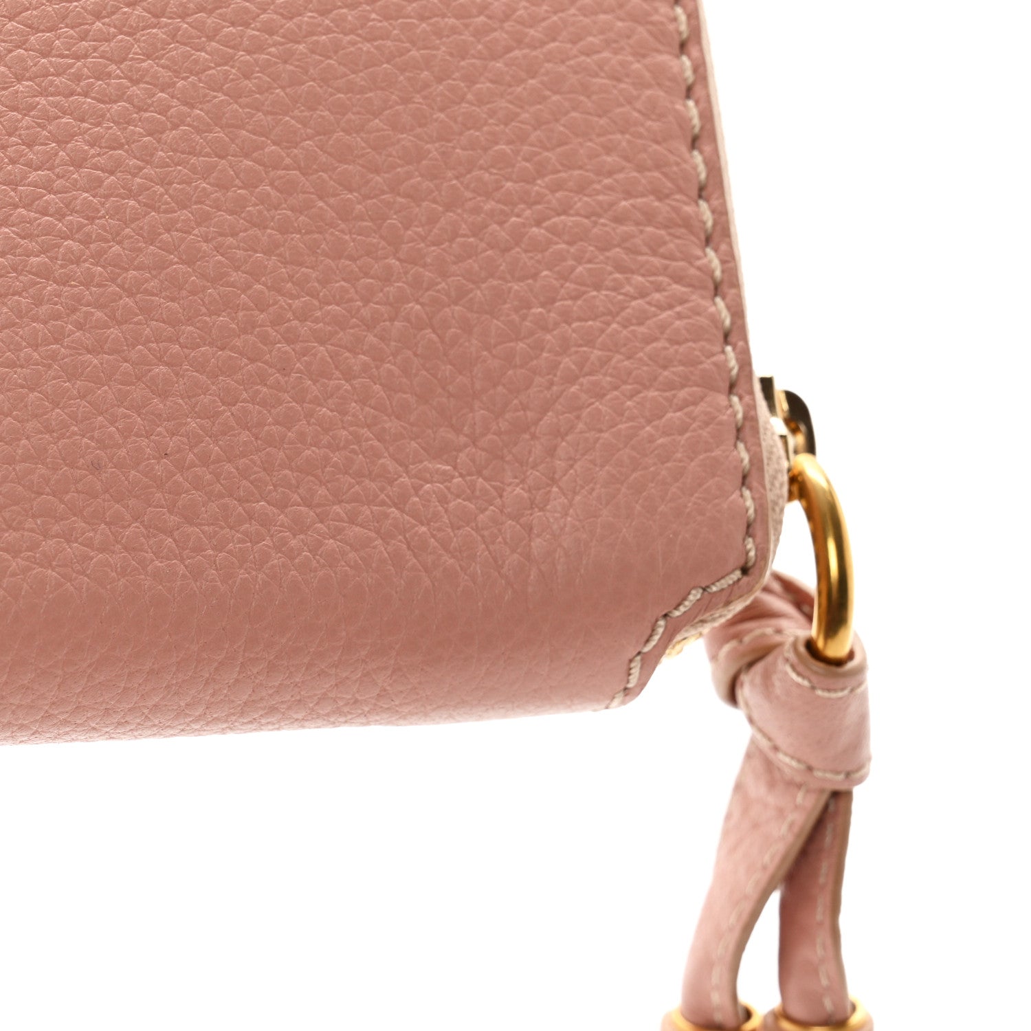 Chloe Grained Calfskin Marcie Long Zip Around Wallet Pink 10 of 13