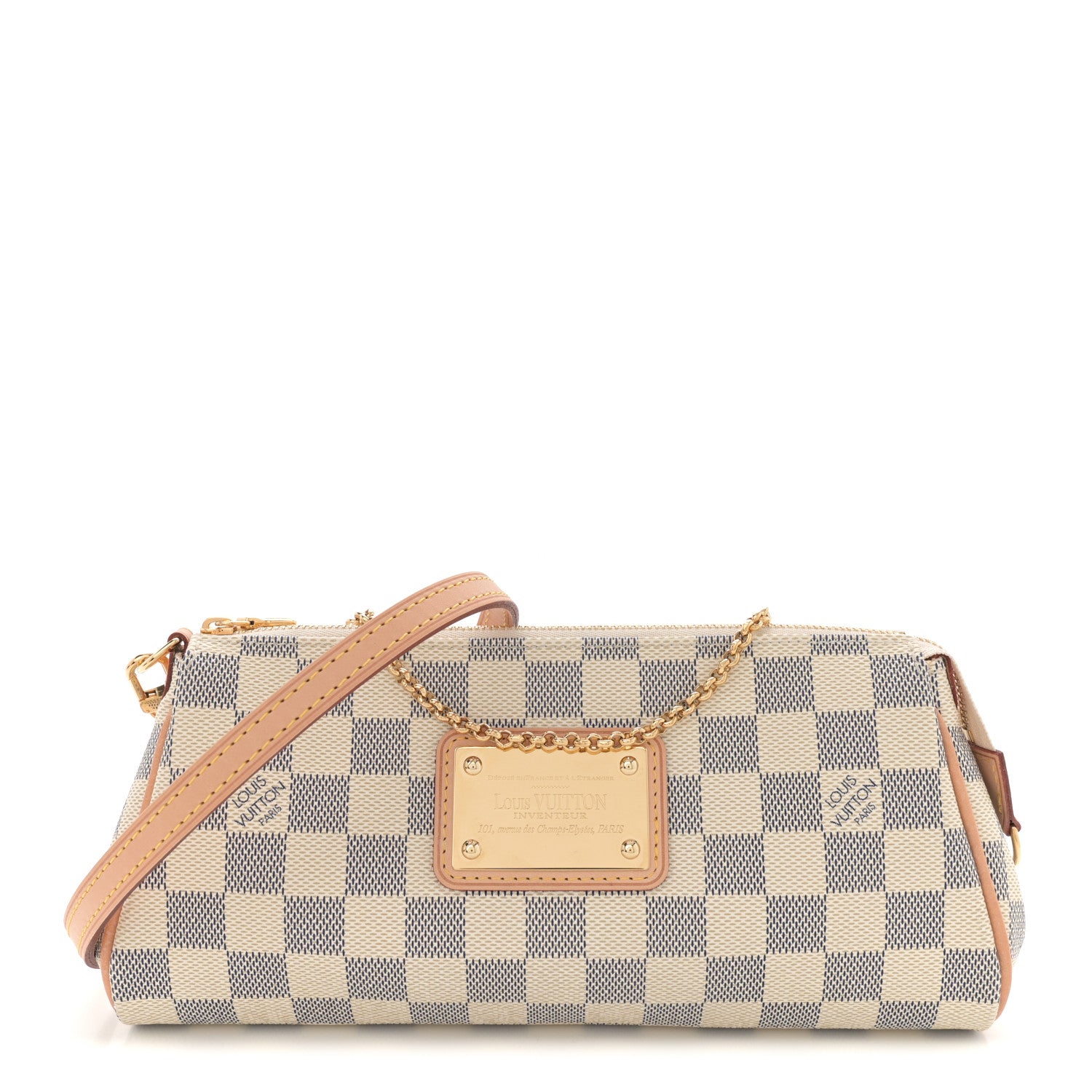 Louis Vuitton Damier Azur Eva Clutch 1 of 10