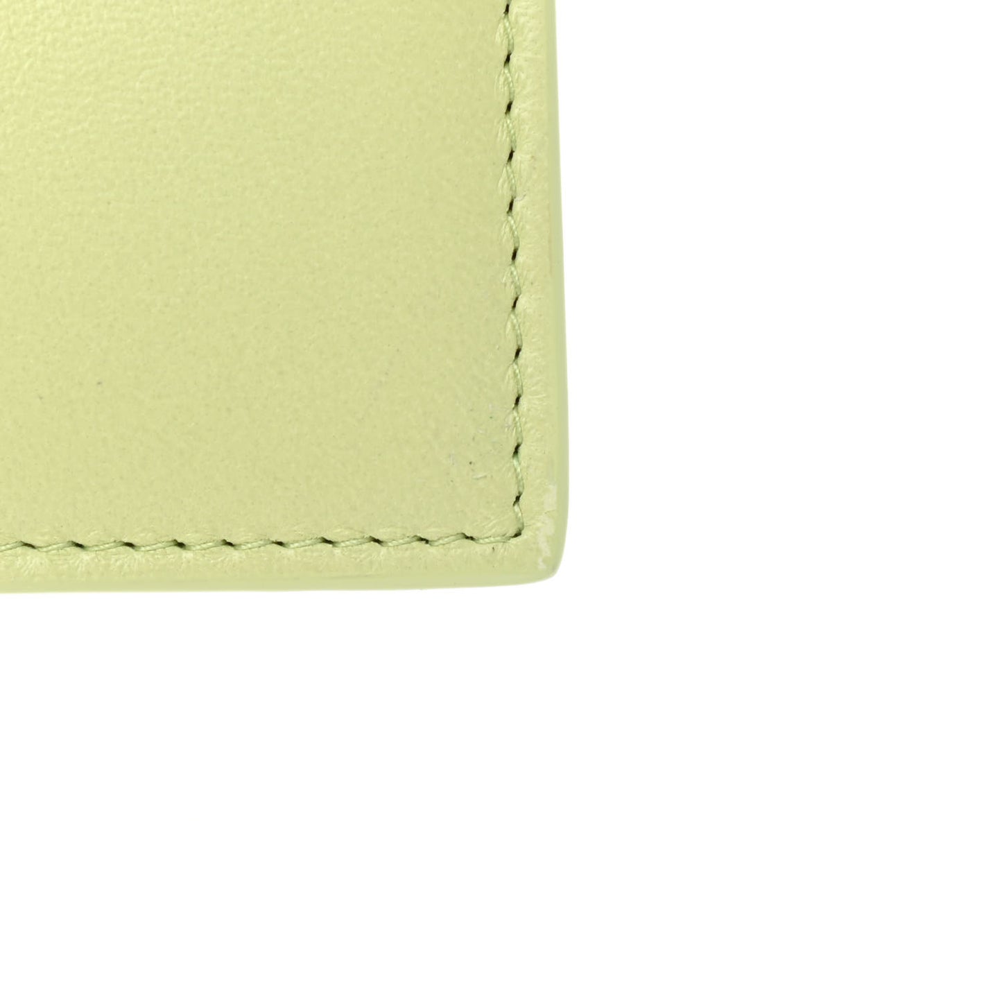 Lambskin Maxi Intrecciato Bill Pouch Lemon Washed