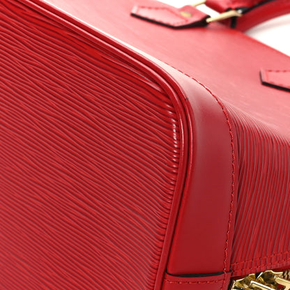 Louis Vuitton Epi Alma PM Castillan Red 9 of 11