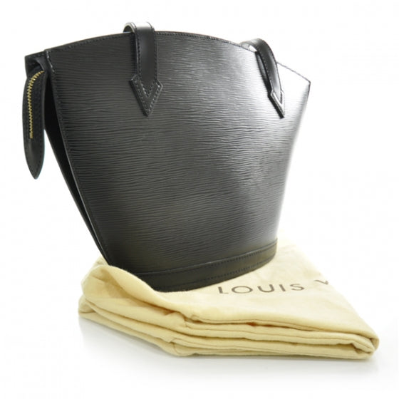 Epi Saint Jacques PM Long Straps Black