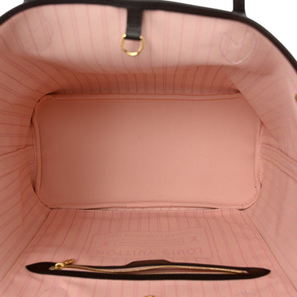Louis Vuitton Damier Ebene Neo Neverfull MM Rose Ballerine 6 of 10
