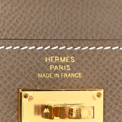 Hermes Epsom Kelly Pocket Compact Wallet Etoupe 6 of 13