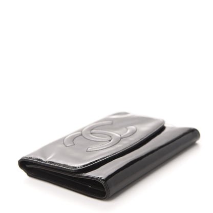 Chanel Patent Timeless CC Wallet Black 4 of 8