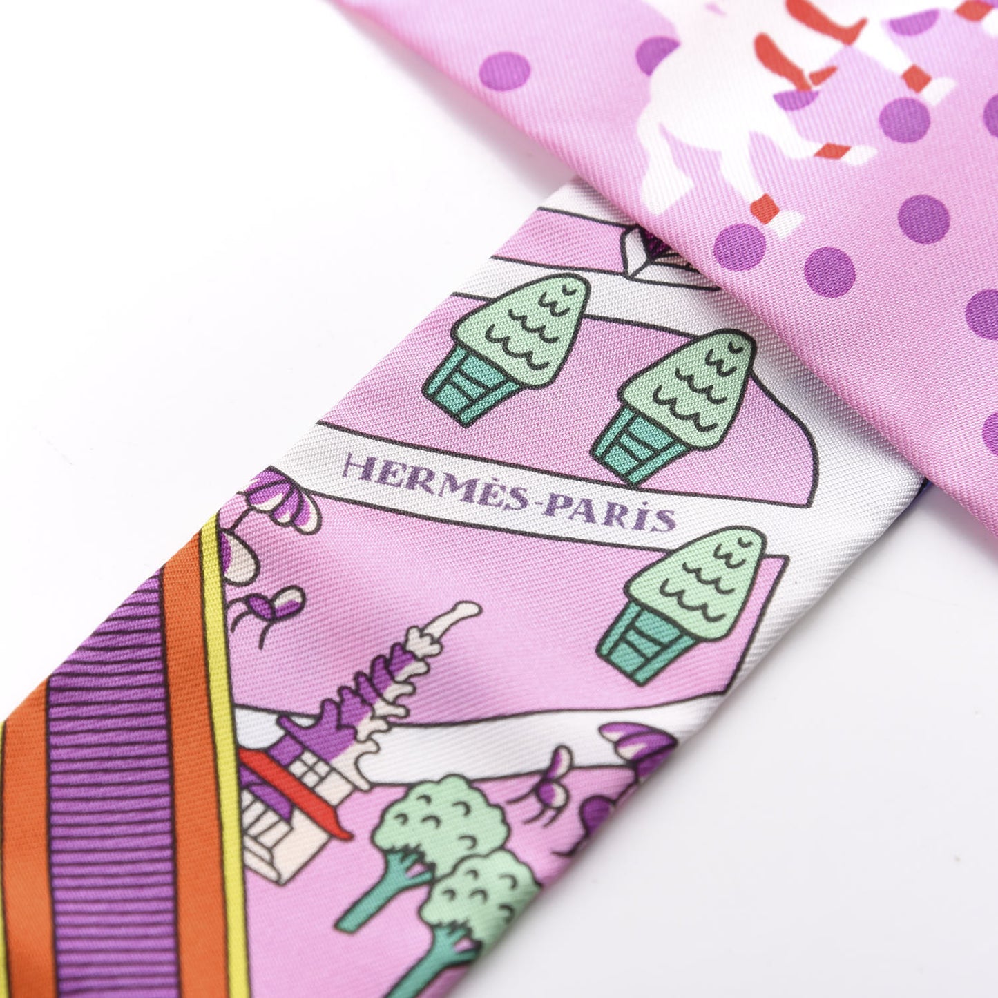 Silk Les Nouveaux Amoureux de Paris Twilly Rose Buvard White Vert
