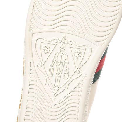 Gucci X SEGA Calfskin Ayers Web Guccy Womens Ace Sneakers 41 White 6 of 10