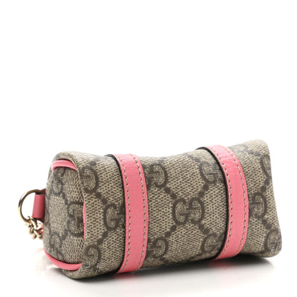 Gucci Monogram GG Mini Boston Coin Purse Key Chain Ring Pink 4 of 6