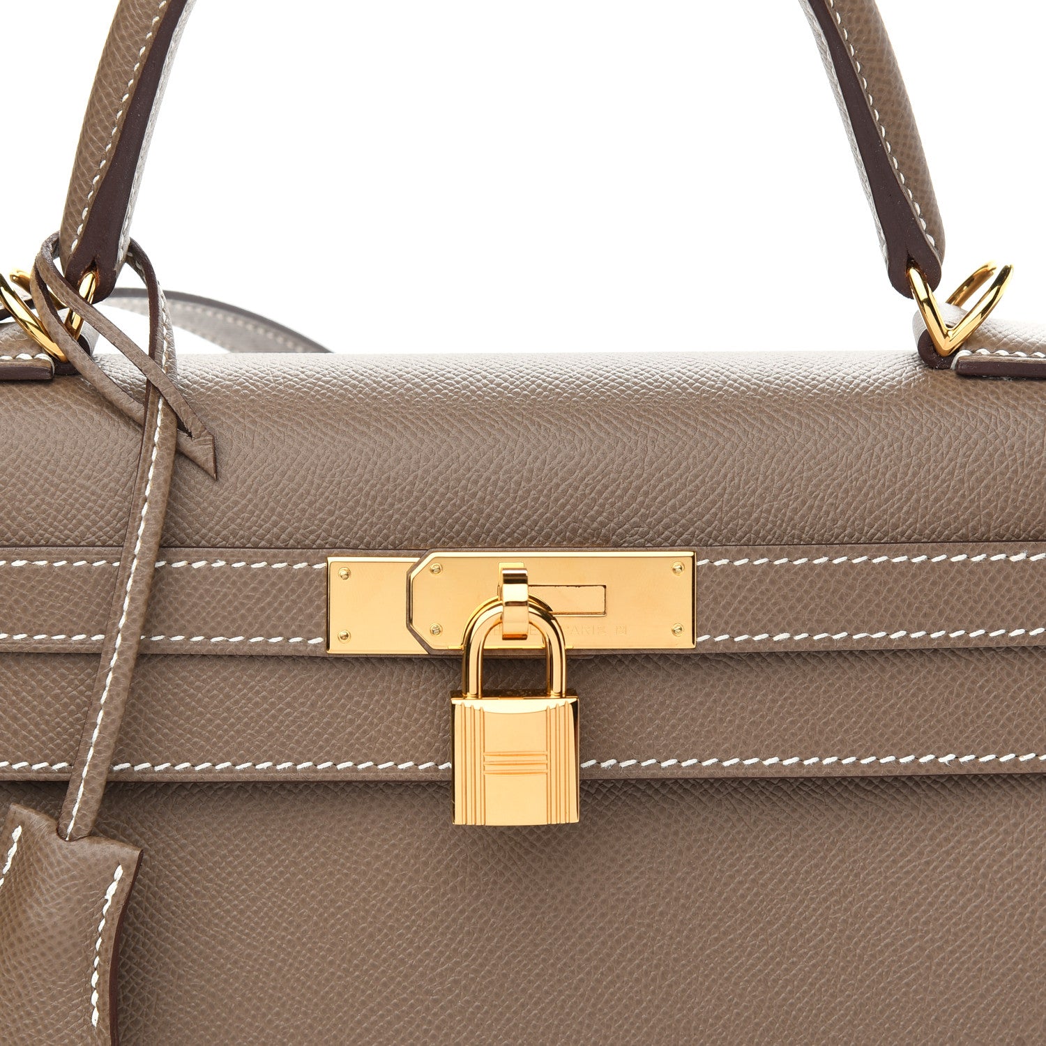 Hermes Epsom Kelly Sellier 28 Etoupe 15 of 39