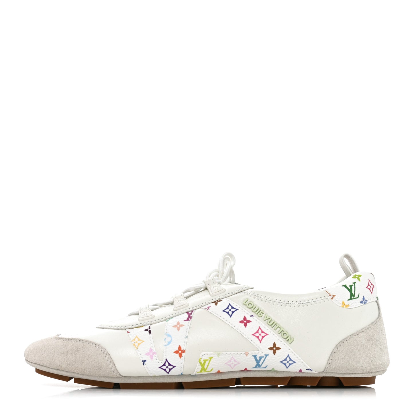 LV X TM Calfskin Monogram Multicolor Womens LV Sneakerina 40 White