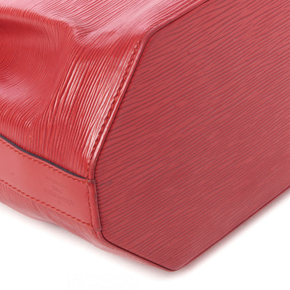 Louis Vuitton Epi Sac D'Epaule Castillan Red 6 of 8