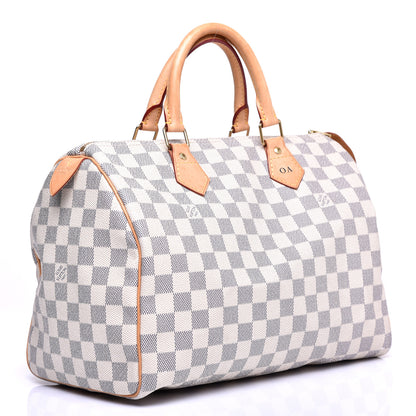 Louis Vuitton Damier Azur Speedy 30 3 of 11