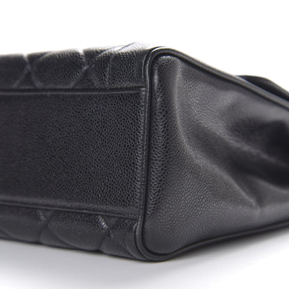 Chanel Caviar Quilted Jumbo Kelly Flap Black 6 of 9