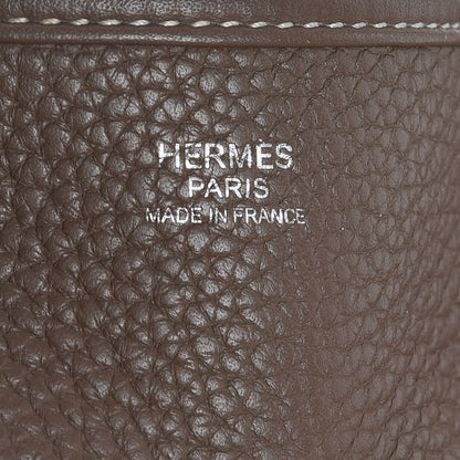 Hermes Taurillon Clemence Evelyne III GM Etoupe 7 of 8