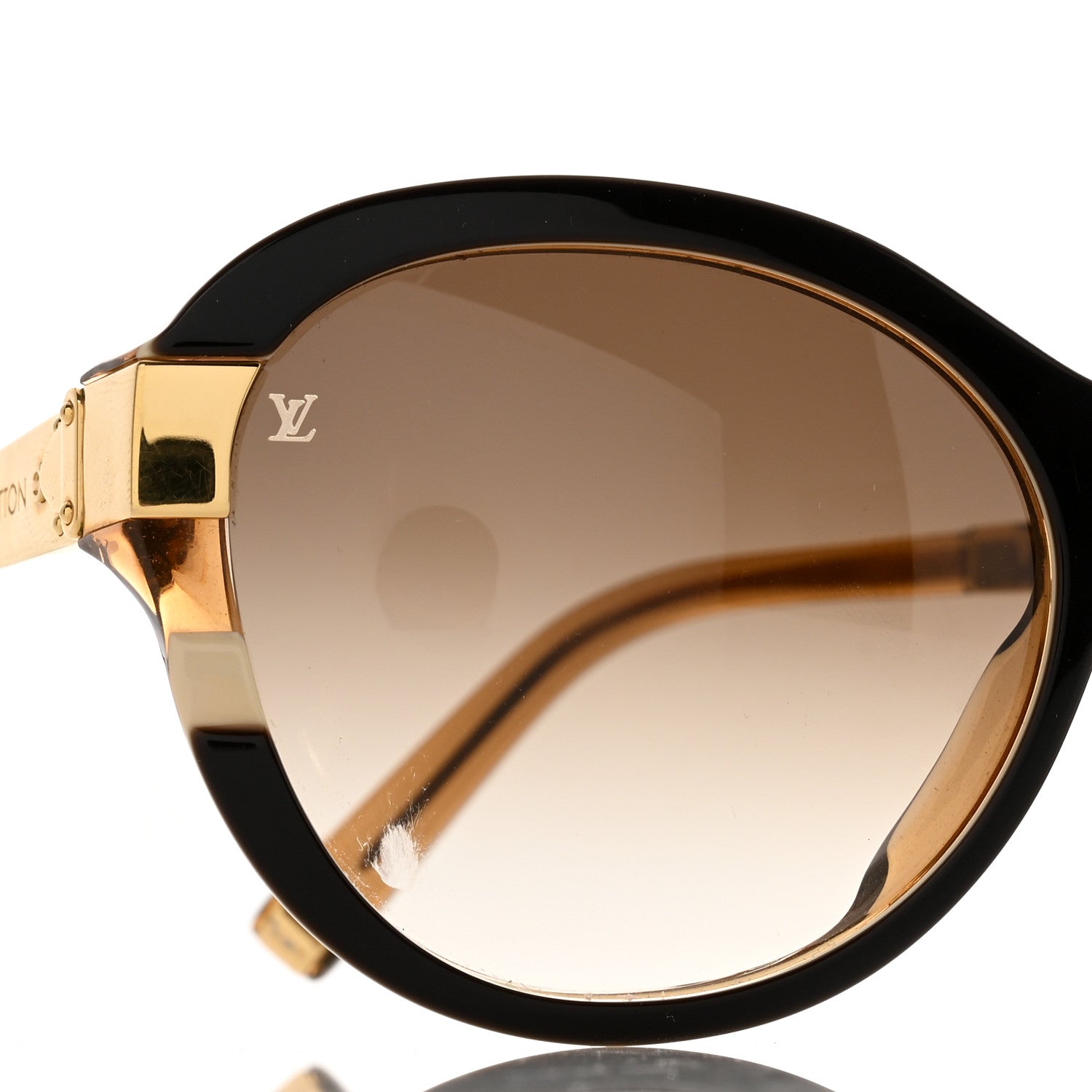 Louis Vuitton Petit Soupcon Cat Eye Sunglasses Z0487E Brown 8 of 9