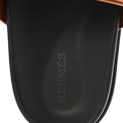 Hermes Calfskin Womens Chypre Sandals 38 Naturel 8 of 10
