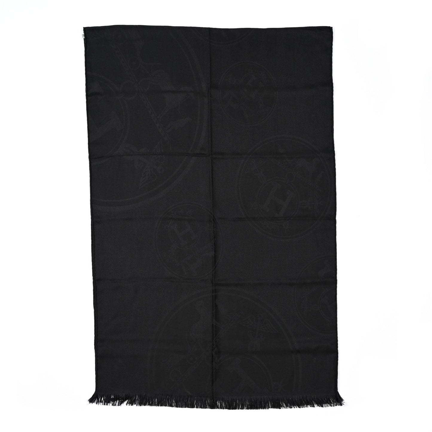 Cashmere Silk New Libris Confettis D'Ex Stole Black