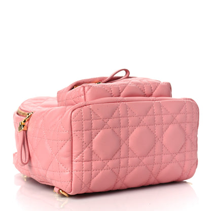 Christian Dior Lambskin Cannage Mini Backpack Peach Blossom 3 of 7