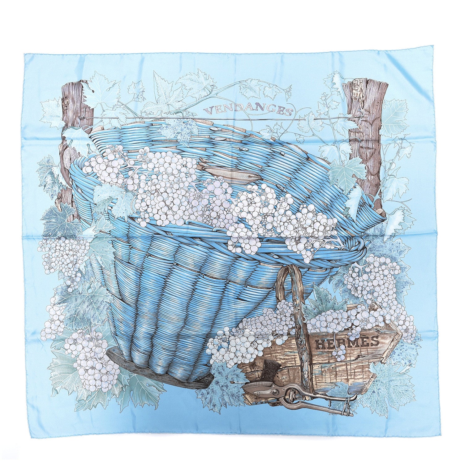 Hermes Silk Vendanges Scarf 90 1 of 7