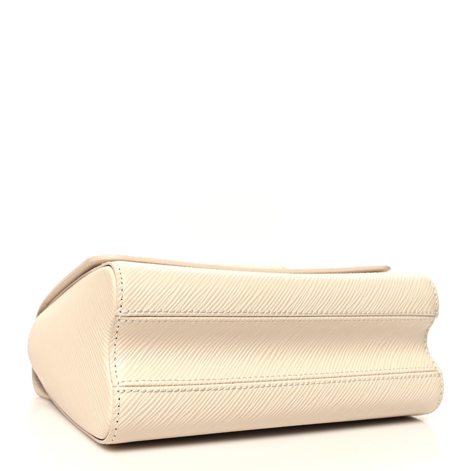 Louis Vuitton Epi Twist Monogram Flower Chain Shoulder Bag MM Quartz White 5 of 11