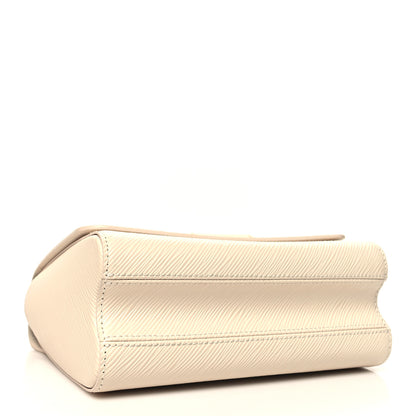 Louis Vuitton Epi Twist Monogram Flower Chain Shoulder Bag MM Quartz White 5 of 11