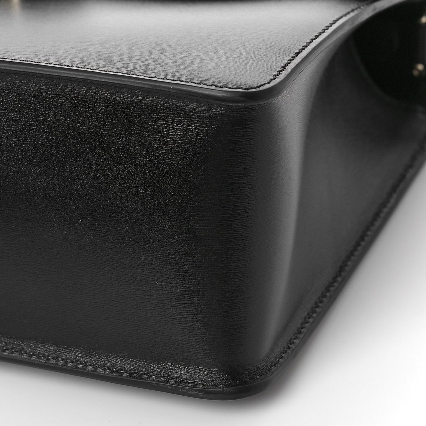Box Calfskin Medium Penelope Top Handle Bag Black