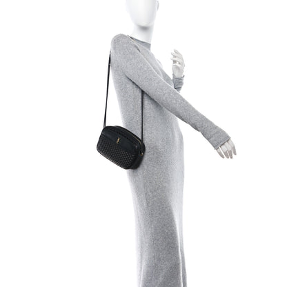 Saint Laurent Lambskin Quilted Victoire Camera Bag Black 3 of 9