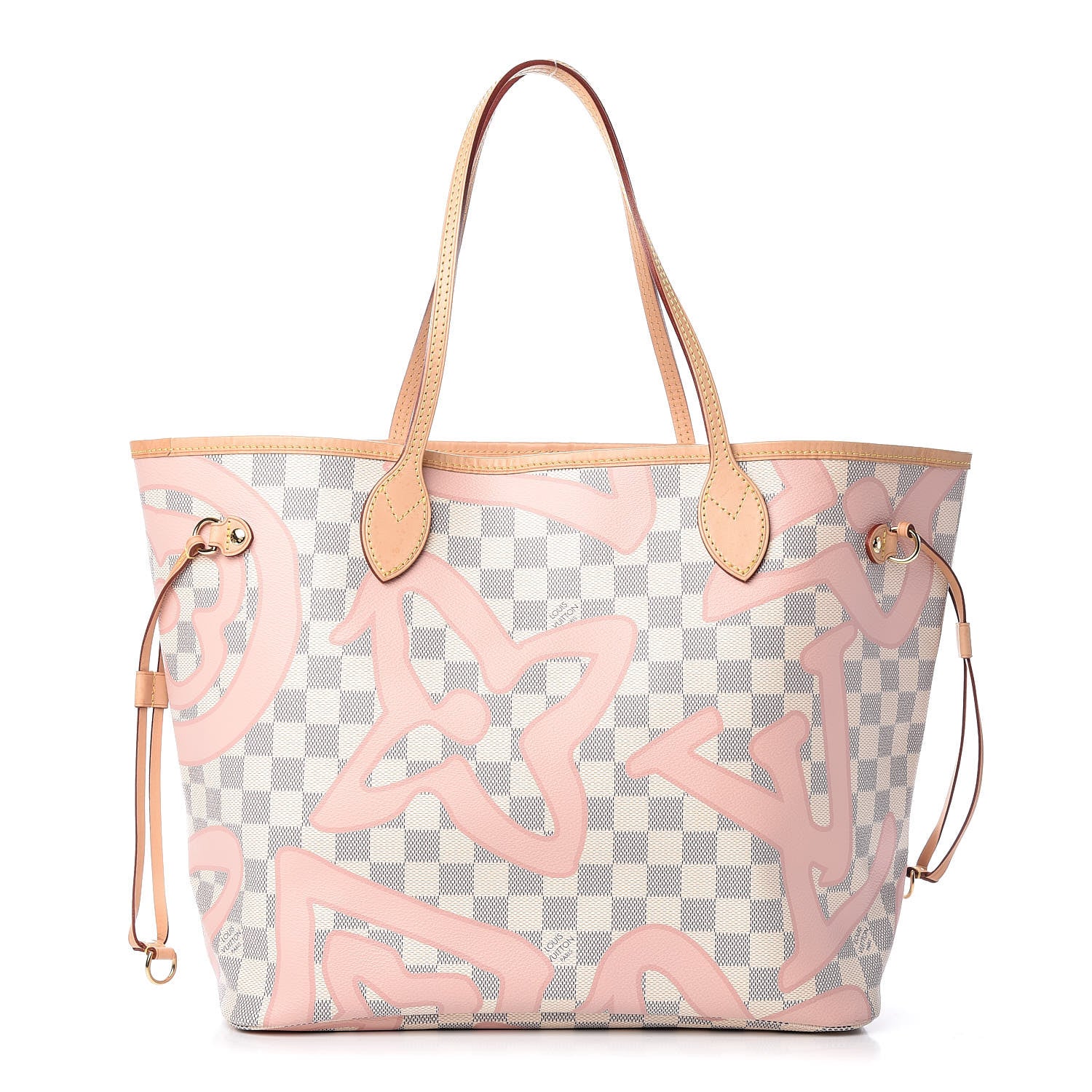 Louis Vuitton Damier Azur Tahitienne Neverfull MM 1 of 9
