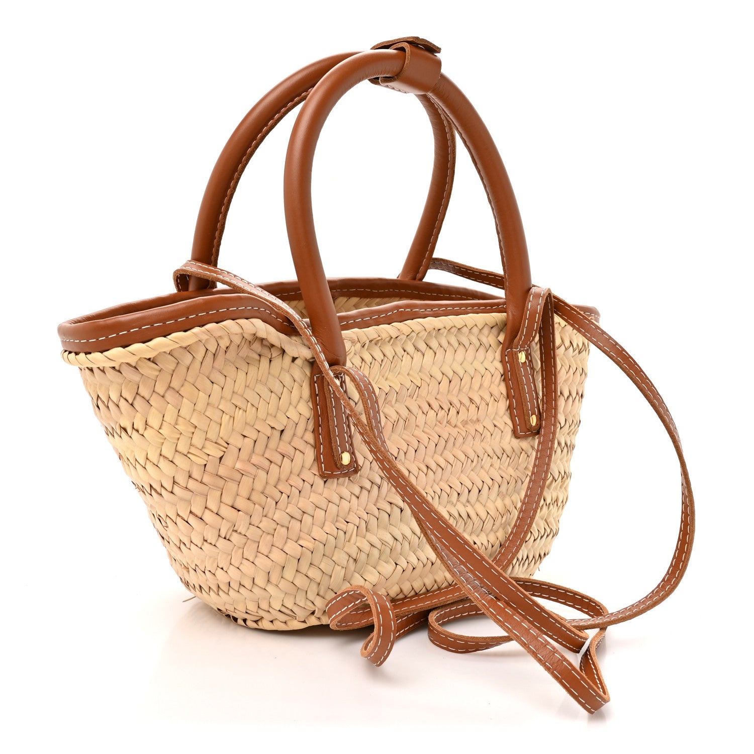 Jacquemus Raffia Le Petit Panier Soli Light Brown 3 of 9