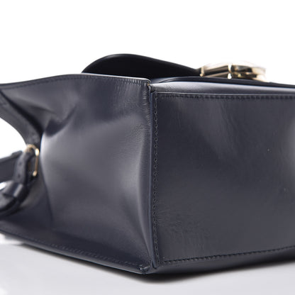 Balenciaga Calfskin Padlock Mini All Afternoon Tote Bleu Nuit 8 of 9