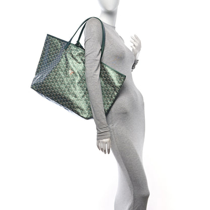 Goyard Iridescent Goyardine Saint Louis GM Pearly Green 2 of 11