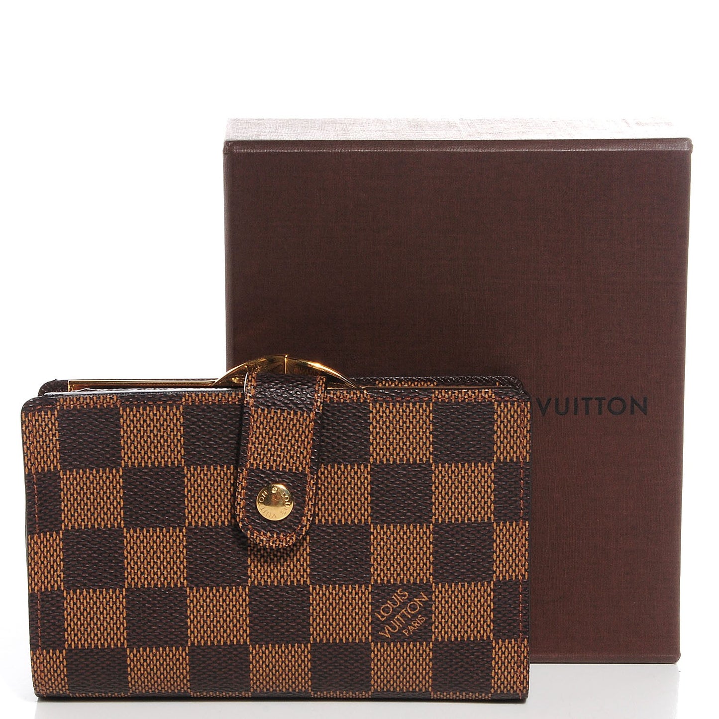Damier Ebene French Purse Wallet